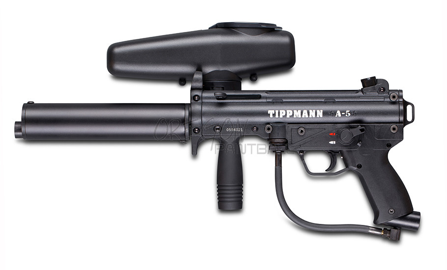 Tippmann A-5 w/ Stealth Flatline